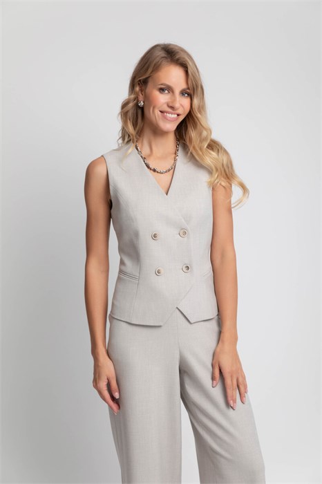 Жилет однотонный 5.21.3-5 - фото 152