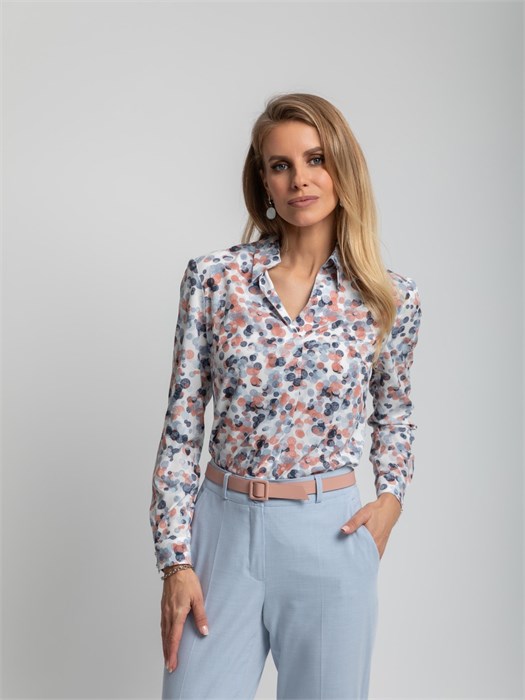 Блузка принт 6.19.33-1 - фото 80